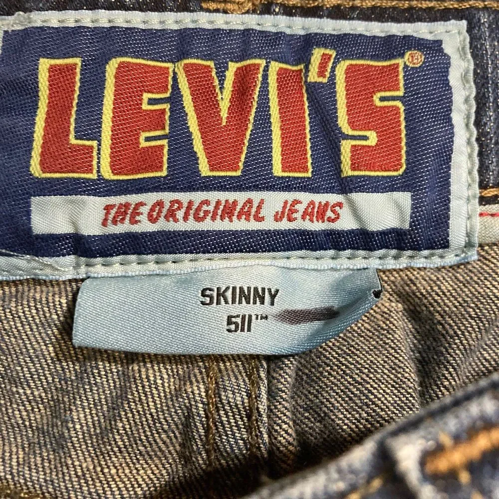 Levi's‎ 511 Men's Skinny Jeans Blue Size 32 x 30 (32 x 31 Measured)
